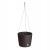 Ghiveci decorativ cu lant, Prosperplast, Rato Round, rotund, maro, 25.6x21.9 cm GartenVIP DiyLine