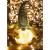 Decoratiune Craciun, pitic, LED, auriu si alb, 18x47 cm, Jumi GartenVIP DiyLine