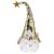Decoratiune Craciun, pitic, LED, auriu si alb, 18x47 cm, Jumi GartenVIP DiyLine