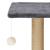 Ansamblu de joaca pentru pisici, Springos, cu platforme, culcus, grafit si crem, 52x37x121 cm GartenVIP DiyLine