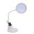 Lampa de birou, Jumi, lumina LED reglabila, brat ajustabil, alb, cu suport pixuri si creioane, 41 cm GartenVIP DiyLine