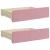 Pat de zi cu extensie și sertare, roz, 80x200 cm, catifea GartenMobel Dekor