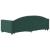 Pat de zi cu extensie și sertare verde închis 80x200 cm catifea GartenMobel Dekor