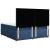 Pat box spring cu saltea, albastru, 200x200 cm, textil GartenMobel Dekor