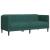 Set canapele, 3 piese, verde închis, material textil GartenMobel Dekor