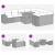 Set canapele de grădină cu perne, 10 piese, negru, poliratan GartenMobel Dekor