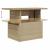 Set canapele de grădină cu perne, 10 piese, bej, poliratan GartenMobel Dekor
