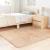 Covor Shaggy Bej 120x120 cm Poliester GartenMobel Dekor