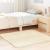 Covor shaggy crem 120x120 cm poliester GartenMobel Dekor