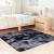 Covor Shaggy cu grădini înalte, gri închis 120x120 cm poliester GartenMobel Dekor