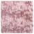 Covor Shaggy Roz praf 120x120 cm poliester GartenMobel Dekor