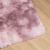 Covor Shaggy Roz praf 120x120 cm poliester GartenMobel Dekor
