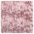 Covor Shaggy Roz praf 200x200 cm poliester GartenMobel Dekor