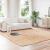 Covor Shaggy Bej 240x240 cm Poliester GartenMobel Dekor