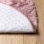 Covor Shaggy Roz praf 100x100 cm poliester GartenMobel Dekor