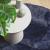 Covor shaggy cu pom înalt bleumarin 100x100 cm poliester GartenMobel Dekor