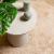 Covor Shaggy Bej 120x120 cm Poliester GartenMobel Dekor