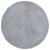 Covor shaggy cu grămadă înaltă gri argintiu 120x120cm poliester GartenMobel Dekor