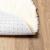 Covor Shaggy Crem 160x160 cm Poliester GartenMobel Dekor