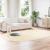Covor Shaggy Crem 300x200 cm Poliester GartenMobel Dekor