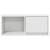 Comodă TV, alb, 60x31x25,5 cm, lemn prelucrat GartenMobel Dekor