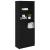 Tablou Stejar negru 70x35x180 cm Lemn prelucrat GartenMobel Dekor