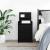 Noptiera cu 2 sertare Negru 38x34x80 cm GartenMobel Dekor