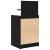 Noptiere cu 2 sertare 2 buc Negru 38x34x80 cm GartenMobel Dekor