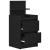 Noptiere cu 2 sertare 2 buc Negru 38x34x80 cm GartenMobel Dekor