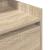 Noptiera cu 2 sertare Stejar Sonoma 38x34x80 cm GartenMobel Dekor