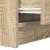Noptiera cu 2 sertare Stejar Sonoma 38x34x80 cm GartenMobel Dekor