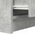 Noptiera cu 2 sertare gri beton 38x34x80 cm GartenMobel Dekor