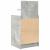 Noptiera cu 2 sertare gri beton 38x34x80 cm GartenMobel Dekor