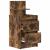 Noptiera cu 2 sertare stejar afumat 38x34x80 cm GartenMobel Dekor