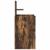 Noptiera cu 2 sertare stejar afumat 38x34x80 cm GartenMobel Dekor