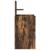Noptiere cu 2 sertare 2 buc Stejar afumat 38x34x80 cm GartenMobel Dekor