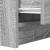 Noptiere cu 2 sertare 2 buc Gri Sonoma 38x34x80 cm GartenMobel Dekor