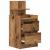 Noptiere cu 2 sertare 2 buc Lemn vechi 38x34x80 cm GartenMobel Dekor