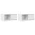 Dulapuri TV 2 buc Alb 60x31x25,5 cm Lemn prelucrat GartenMobel Dekor
