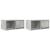 Dulapuri TV 2 buc Beton Gri 60x31x25,5 cm Lemn prelucrat GartenMobel Dekor