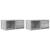 Dulapuri TV 2 buc Gri Sonoma 60x31x25,5 cm Lemn prelucrat GartenMobel Dekor
