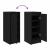 Dulap Pantofi Stejar Negru 29,5x34x76 cm Lemn prelucrat GartenMobel Dekor