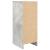 Dulap Pantofi Beton Gri 29,5x34x76 cm Lemn de prelucrat GartenMobel Dekor