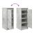Dulap Pantofi Beton Gri 29,5x34x76 cm Lemn de prelucrat GartenMobel Dekor