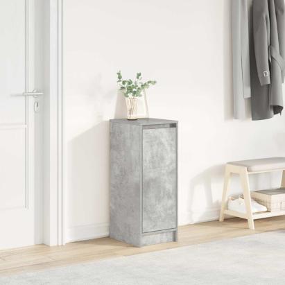 Dulap Pantofi Beton Gri 29,5x34x76 cm Lemn de prelucrat GartenMobel Dekor