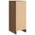Dulap Pantofi Stejar maro 29,5x34x76 cm Lemn prelucrat GartenMobel Dekor