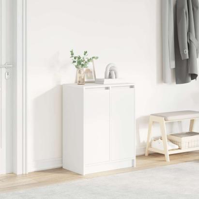 Dulap pentru încălțăminte alb 57x34x76 cm lemn prelucrat GartenMobel Dekor