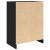 Dulap Pantofi Stejar Negru 57x34x76 cm Lemn prelucrat GartenMobel Dekor