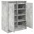 Dulap Pantofi Beton Gri 57x34x76 cm Lemn de prelucrat GartenMobel Dekor