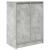 Dulap Pantofi Beton Gri 57x34x76 cm Lemn de prelucrat GartenMobel Dekor